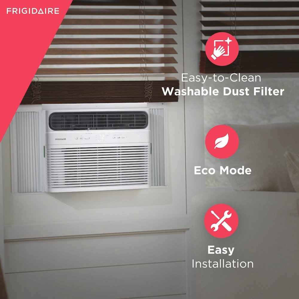 Frigidaire 8,000 BTU Window Room Air Conditioner with Supplemental Heat