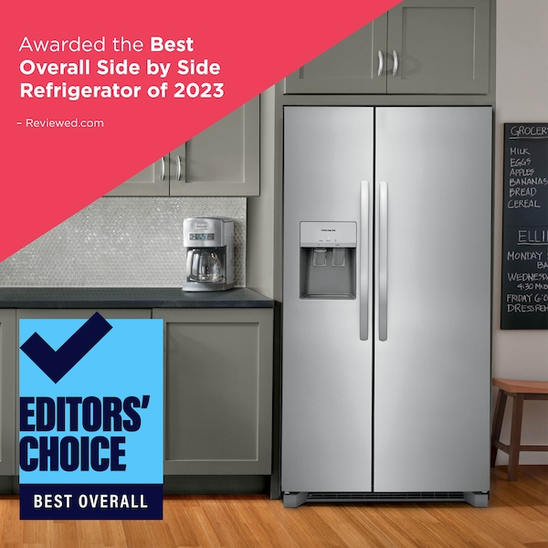 Frigidaire 25.6 Cu. Ft. 36" Standard Depth Side by Side Refrigerator