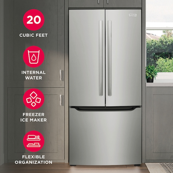 Frigidaire Gallery 20.0 Cu. Ft. Standard-Depth French Door Refrigerator