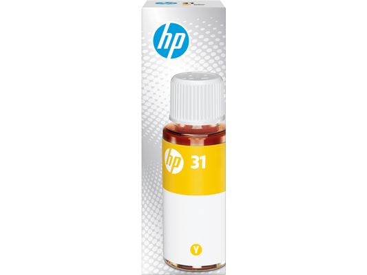 HP 31 70-ml Yellow Original Ink Bottle, 1VU28AN