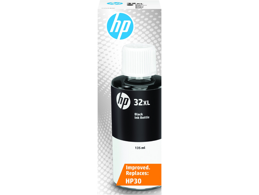 زجاجة حبر أسود أصلية HP 32XL بسعة 135 مل، 1VV24AN 