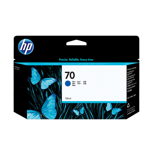 HP 70 130-ml Blue DesignJet Ink Cartridge, C9458A