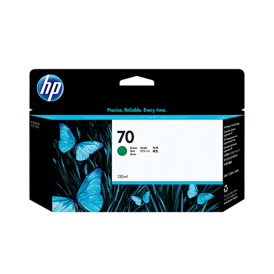 خرطوشة حبر HP 70 سعة 130 مل باللون الأخضر DesignJet، C9457A 