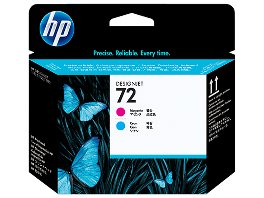 HP 72 Magenta and Cyan DesignJet Printhead, C9383A