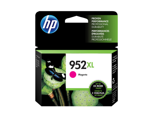 HP 952XL High Yield Magenta Original Ink Cartridge, L0S64AN#140