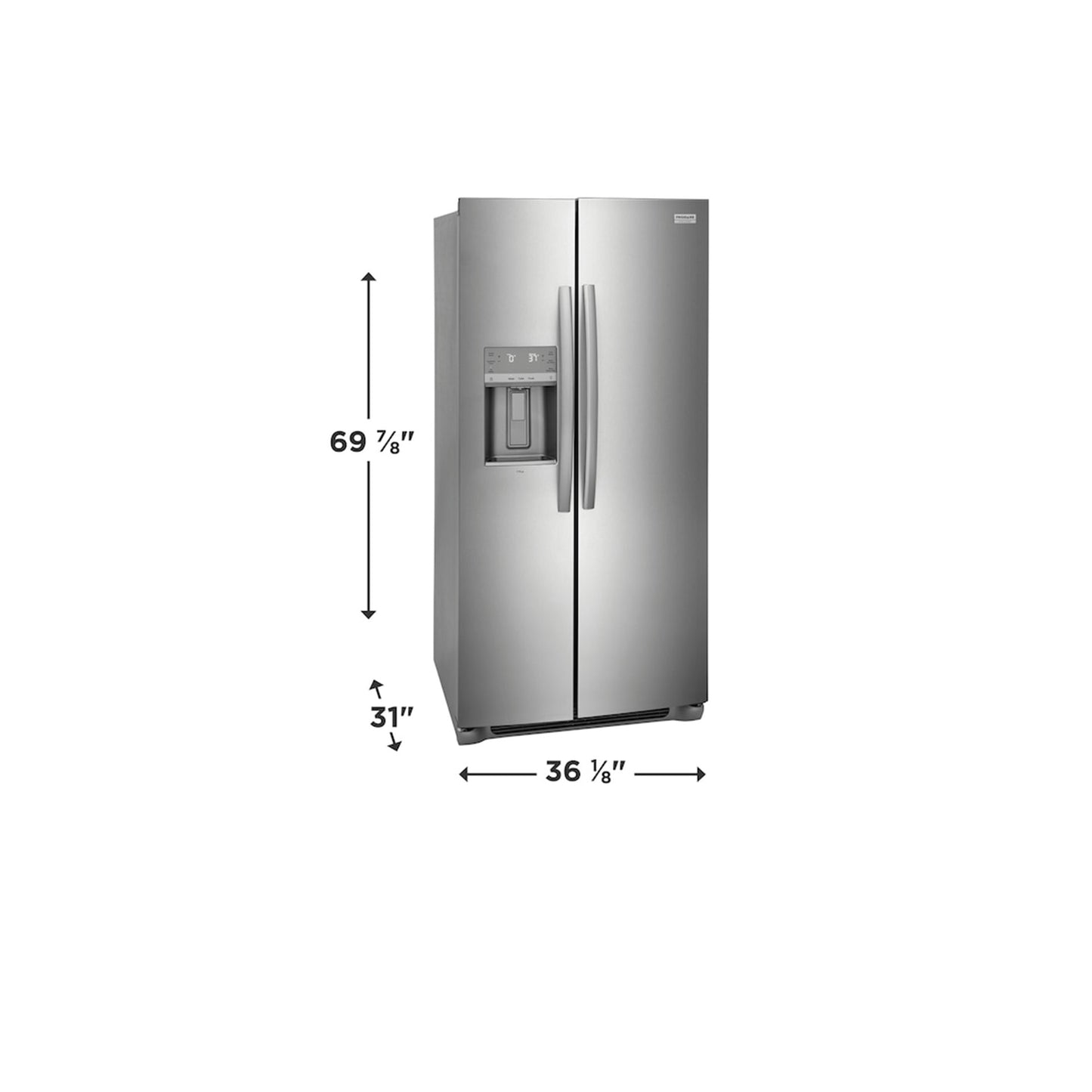 Frigidaire Gallery 22.3 Cu. Ft. 36" Counter Depth Side by Side Refrigerator