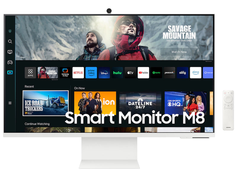 32" M80C Smart Monitor 4K UHD with Streaming TV, USB-C Ergonomic Stand and SlimFit Camera - Warm White
