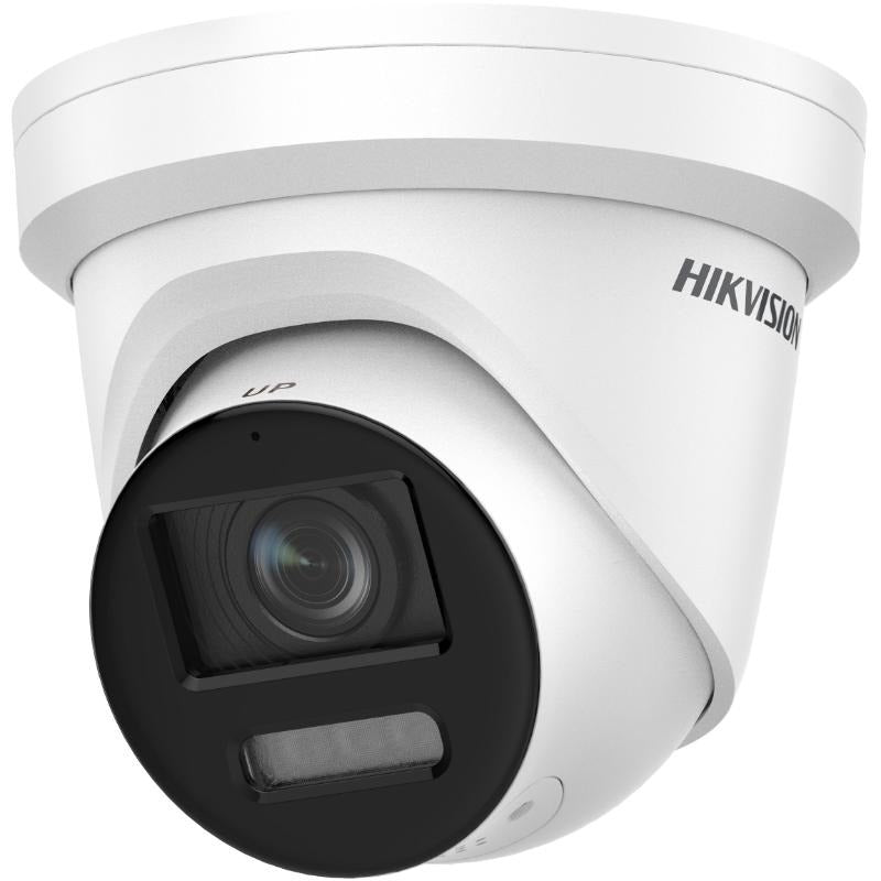 Hikvision CCTV 8 MP ColorVu Strobe Light and Audible Warning Fixed Turret Network Camera (DS-2CD2387G2-LSU/SL)