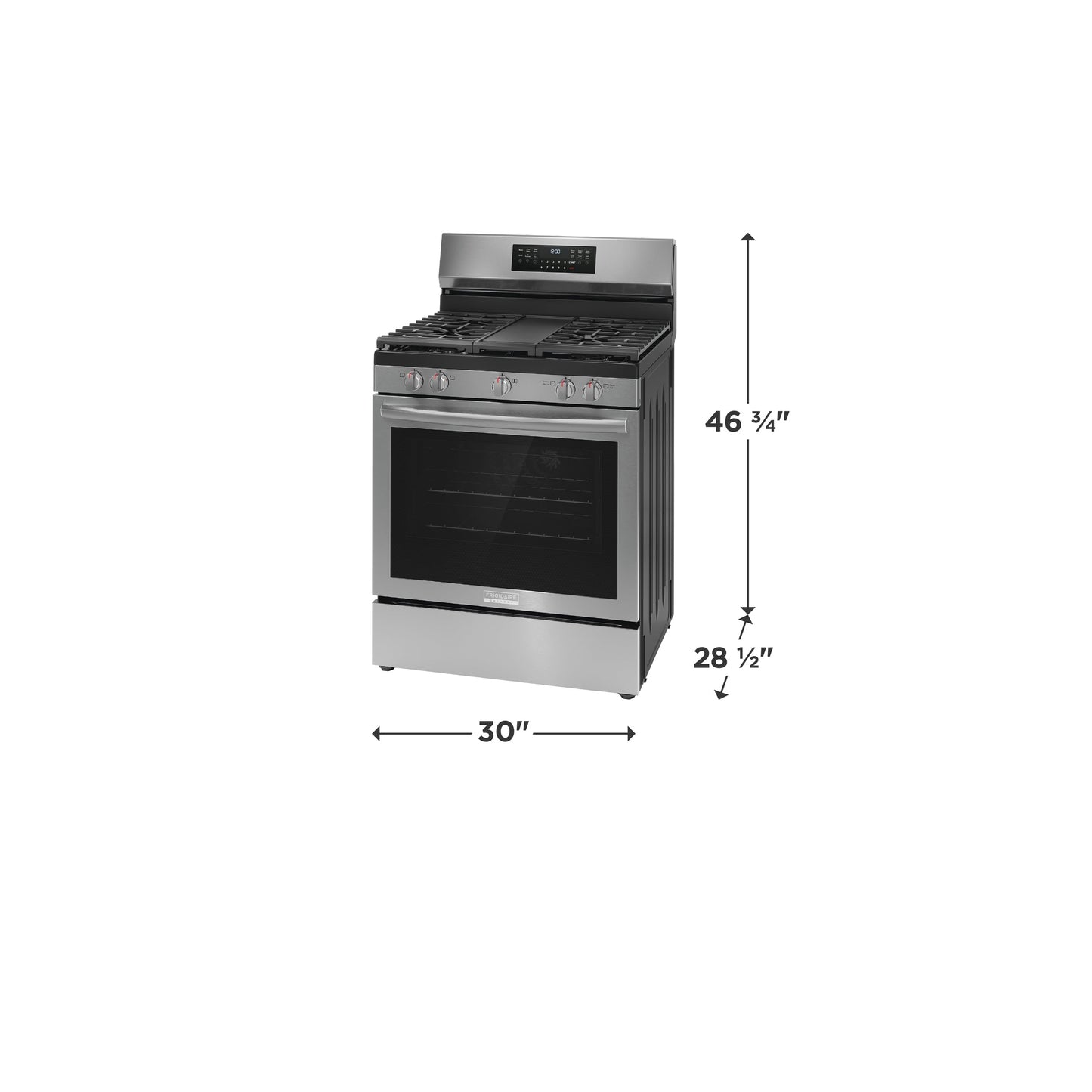 Frigidaire Gallery 30" Gas Range with No Preheat + Air Fry