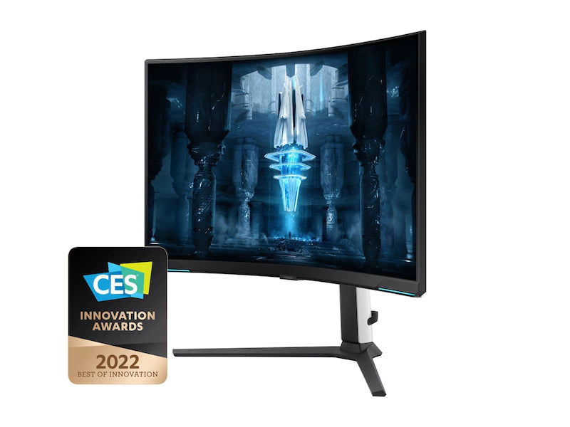 32" Odyssey Neo G8 4K UHD 240Hz 1ms(GtG) Quantum HDR2000 Curved Gaming Monitor with Matte Display Monitor
