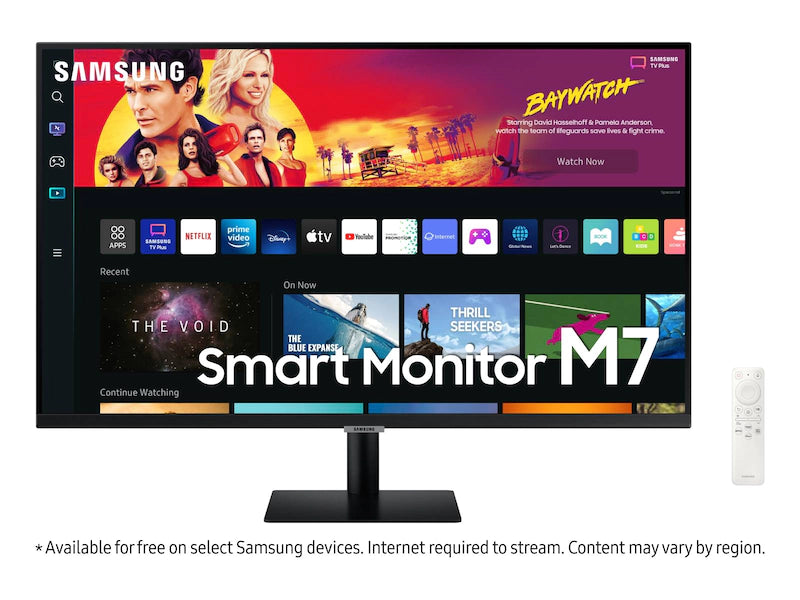 32" M70B 4K UHD Smart Monitor with Streaming TV in White