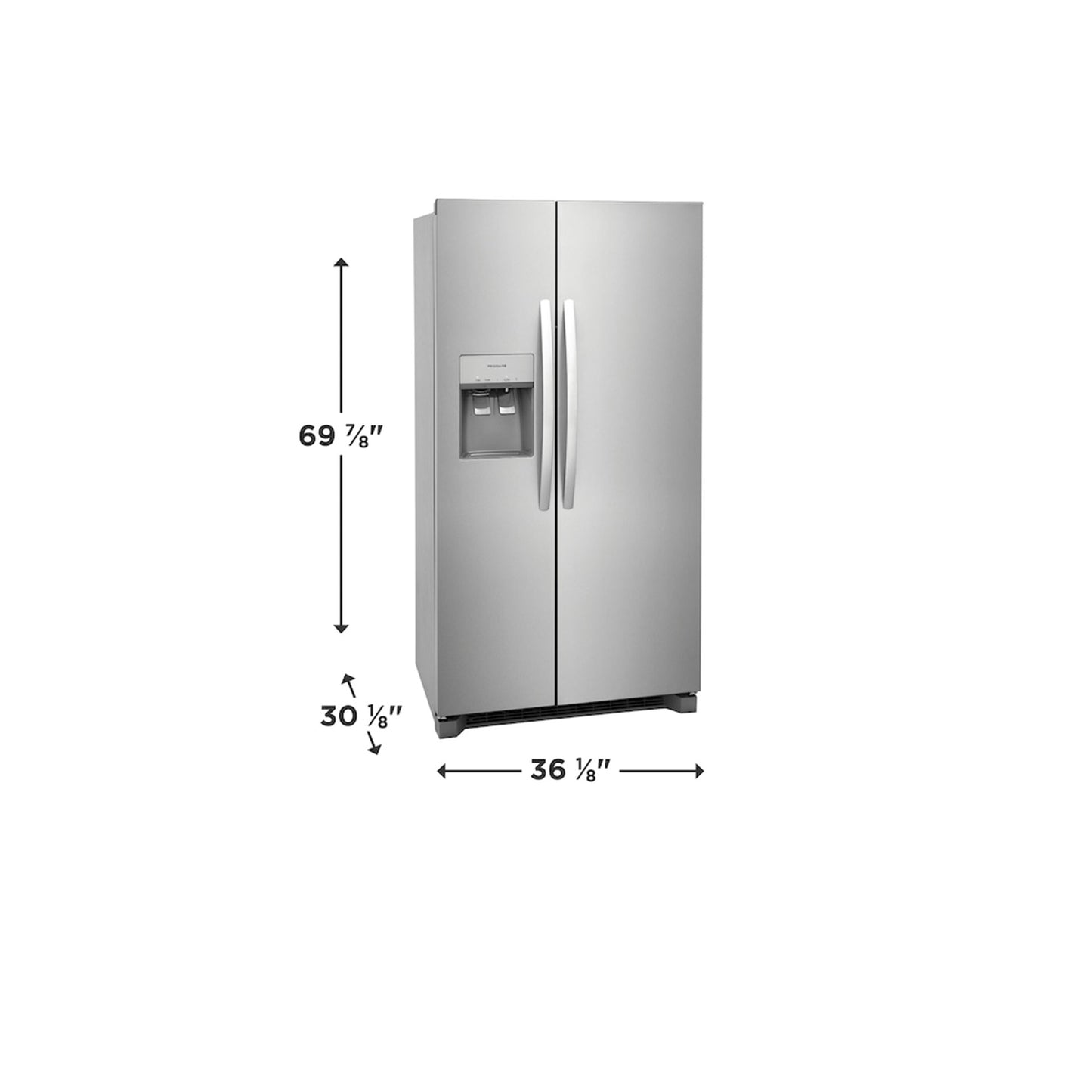 Frigidaire 22.3 Cu. Ft. 36" Counter Depth Side by Side Refrigerator