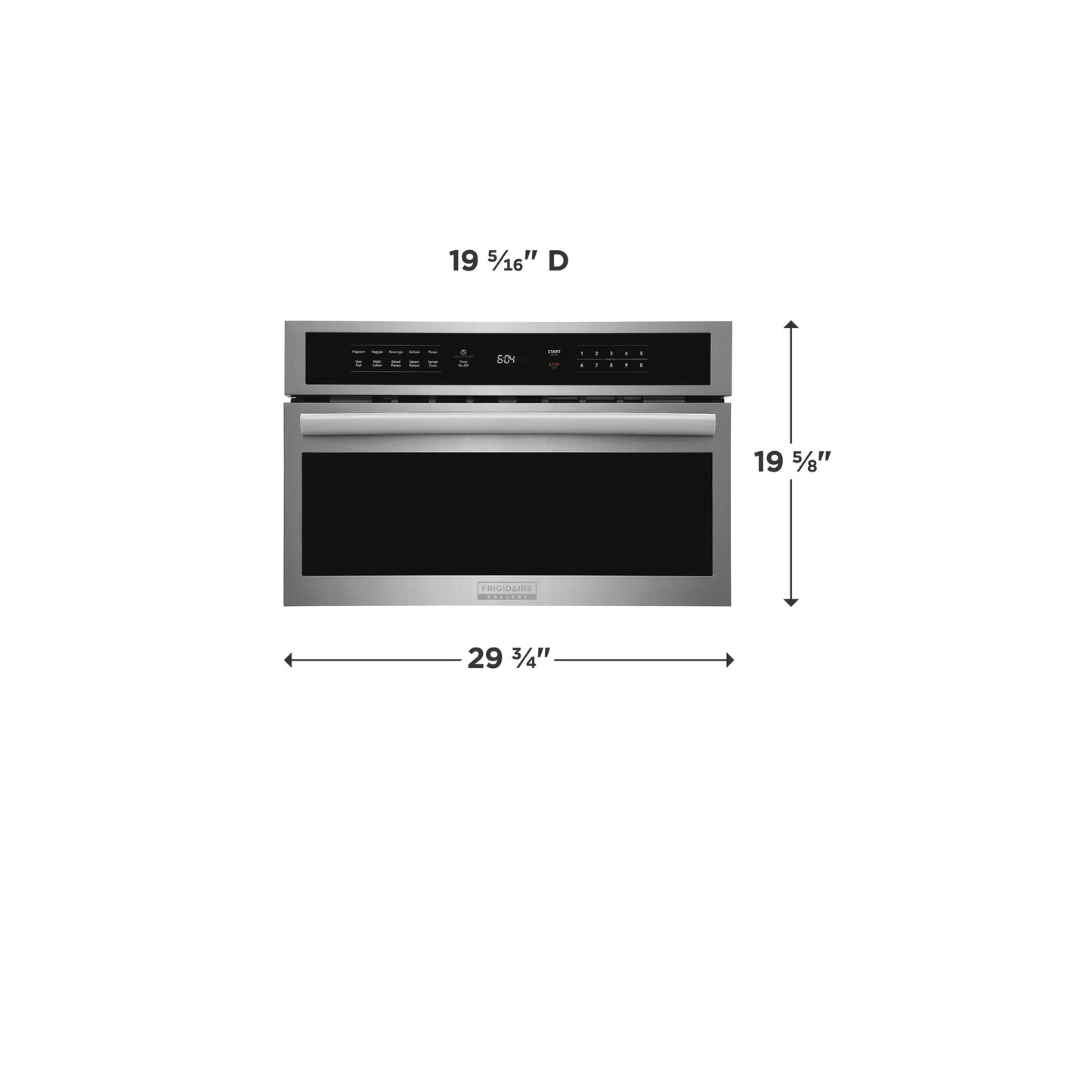 Frigidaire Gallery 30" Built-In Microwave Oven with Drop-Down Door