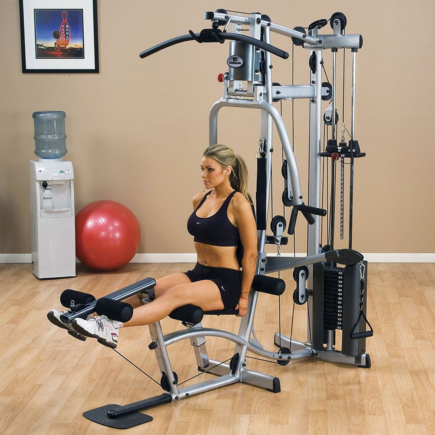 Powerline P2X Multi-Station Home Gym with Functional Training Arms With No Leg Press