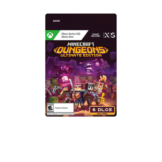 مرر المؤشر فوق الصورة لتكبيرها في Minecraft Dungeons: Ultimate Edition – Xbox [Digital Code] 