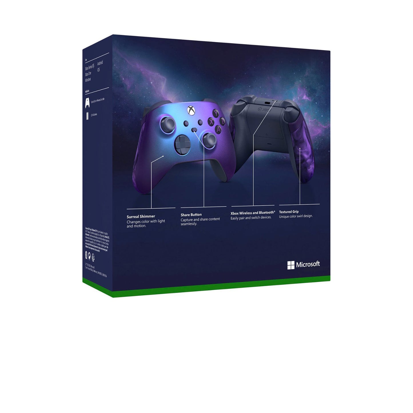 Microsoft - وحدة تحكم Xbox اللاسلكية لأجهزة Xbox Series X وXbox Series S وXbox One وأجهزة Windows - إصدار خاص من Stellar Shift 