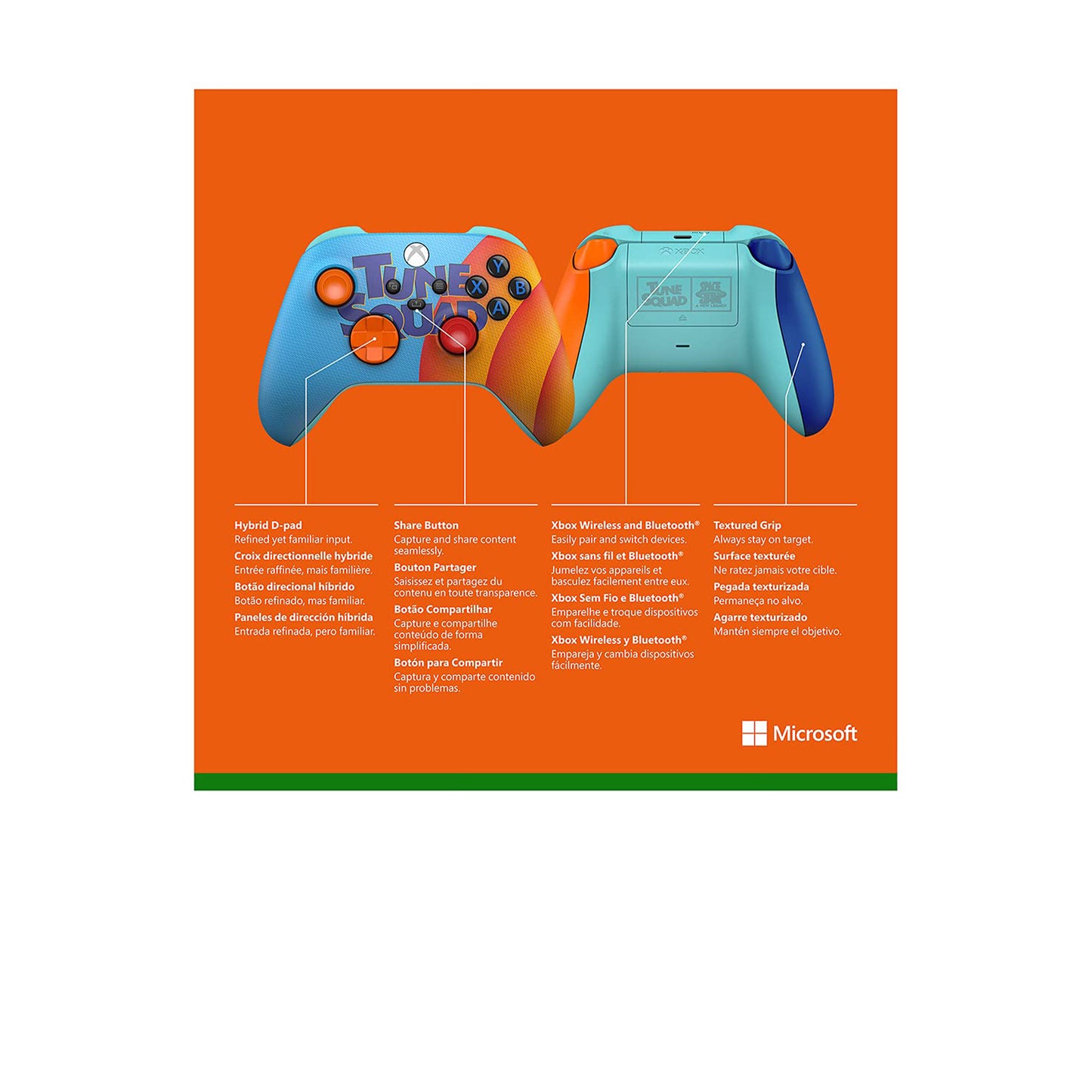 وحدة تحكم Xbox اللاسلكية - Space Jam: فرقة Legacy Tune Squad الجديدة الحصرية، المتوافقة مع الكمبيوتر الشخصي 