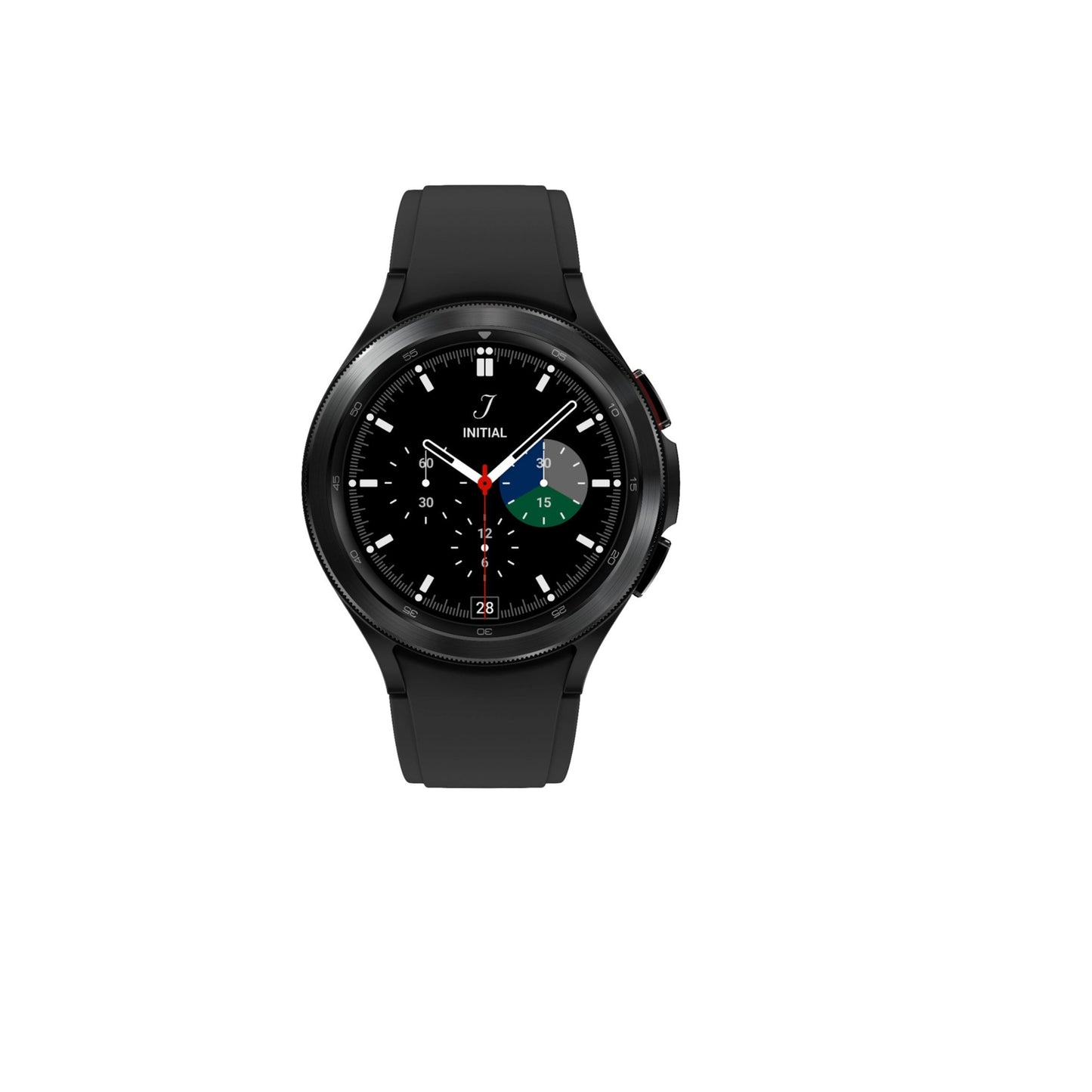 سامسونج - ساعة Galaxy Watch4 الكلاسيكية المصنوعة من الستانلس ستيل الذكية مقاس 46 ملم BT - باللون الأسود 
