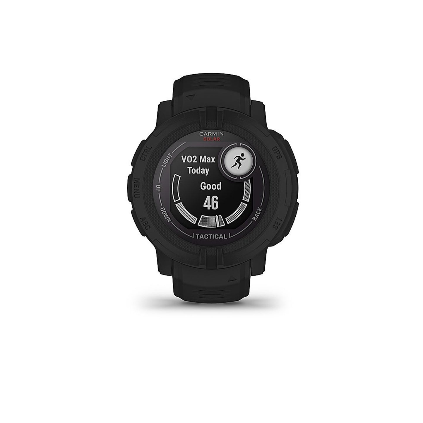 Garmin - Instinct 2 Solar Tactical Edition 45mm Smartwatch Fiber-reinforced Polymer - Black