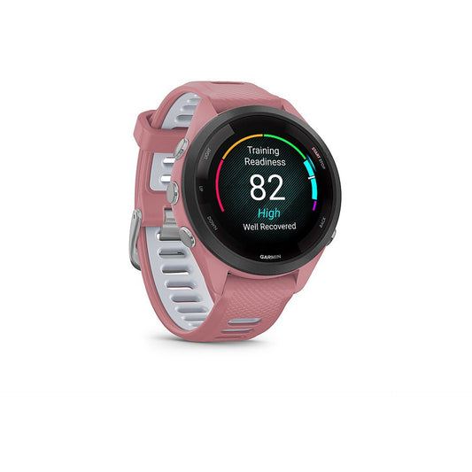 Garmin - Forerunner 265S GPS Smartwatch 42 mm Fiber-reinforced polymer - Black/Light Pink