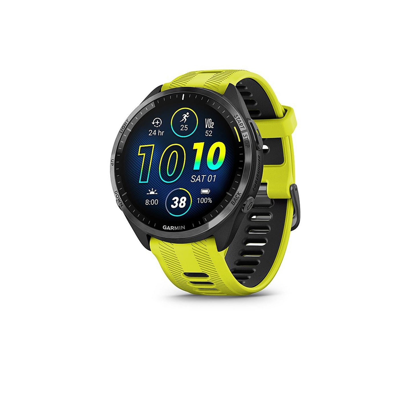 Garmin - Forerunner 965 GPS Smartwatch 47 mm Fiber-reinforced polymer -