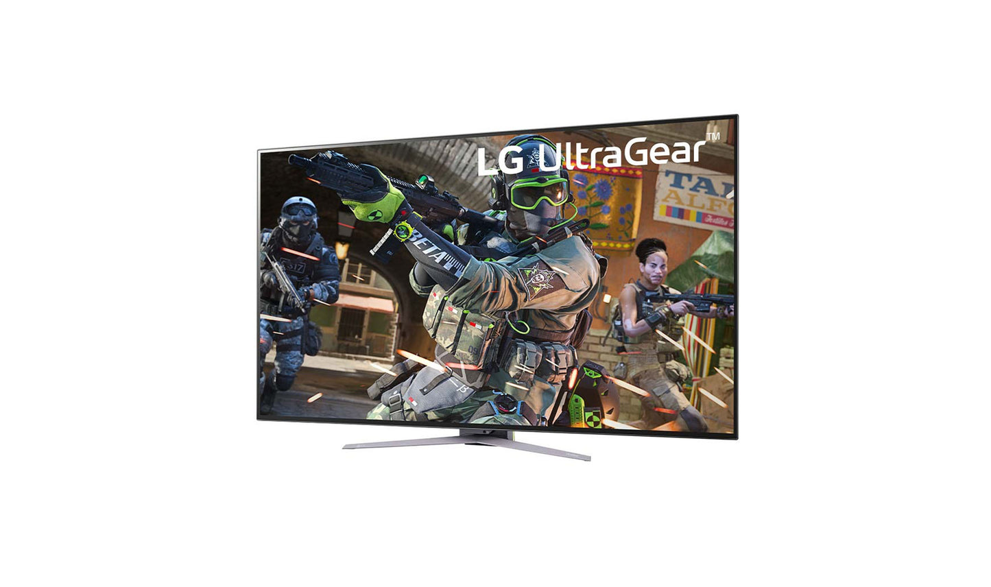 شاشة UltraGear™ UHD OLED مقاس 48 بوصة مع انعكاس منخفض مضاد للتوهج بمعدل 0.1 مللي ثانية R/T و120 هرتز ومتوافقة مع G-SYNC®