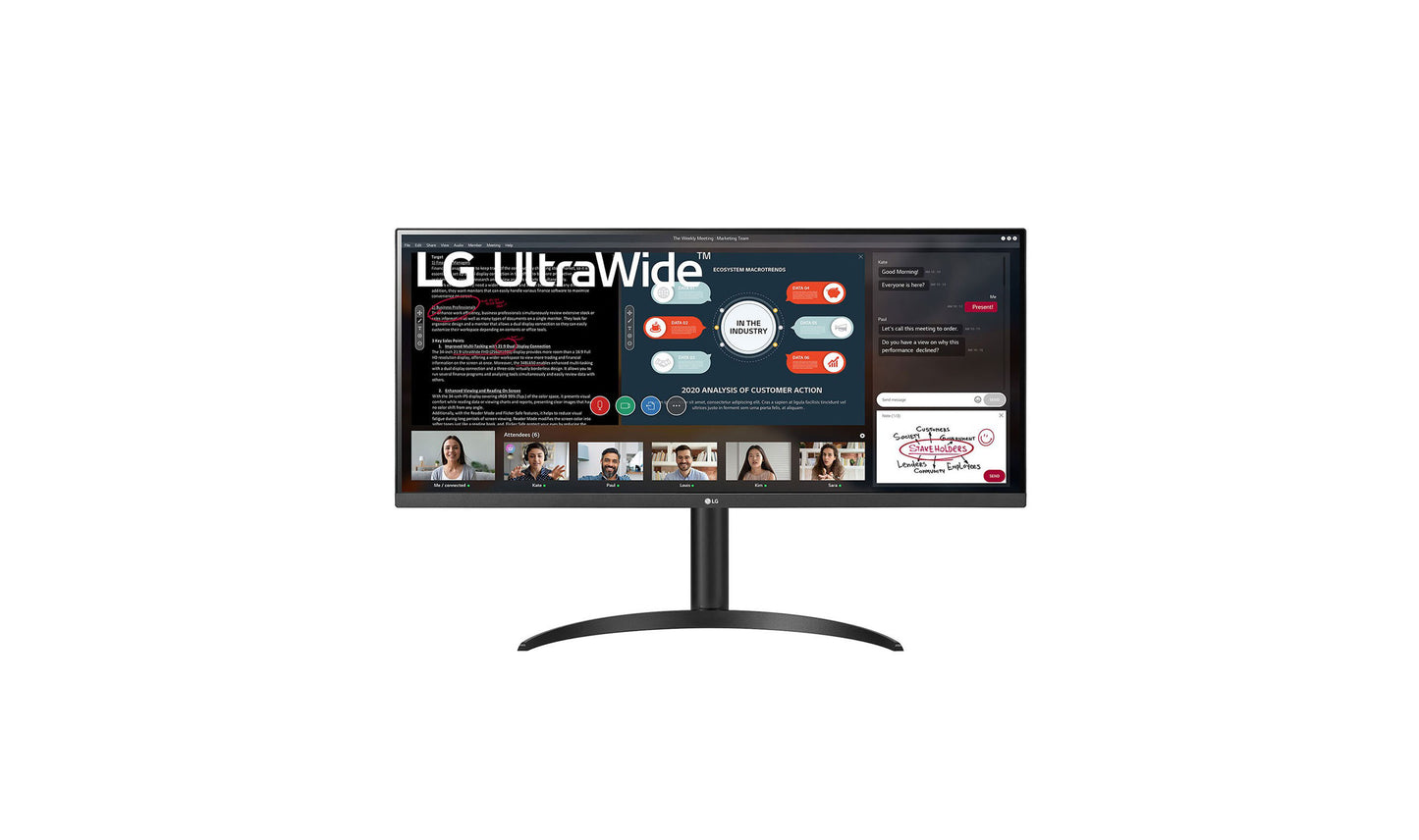 شاشة 34 بوصة 21:9 UltraWide™ Full HD IPS مع تقنية AMD FreeSync™ 