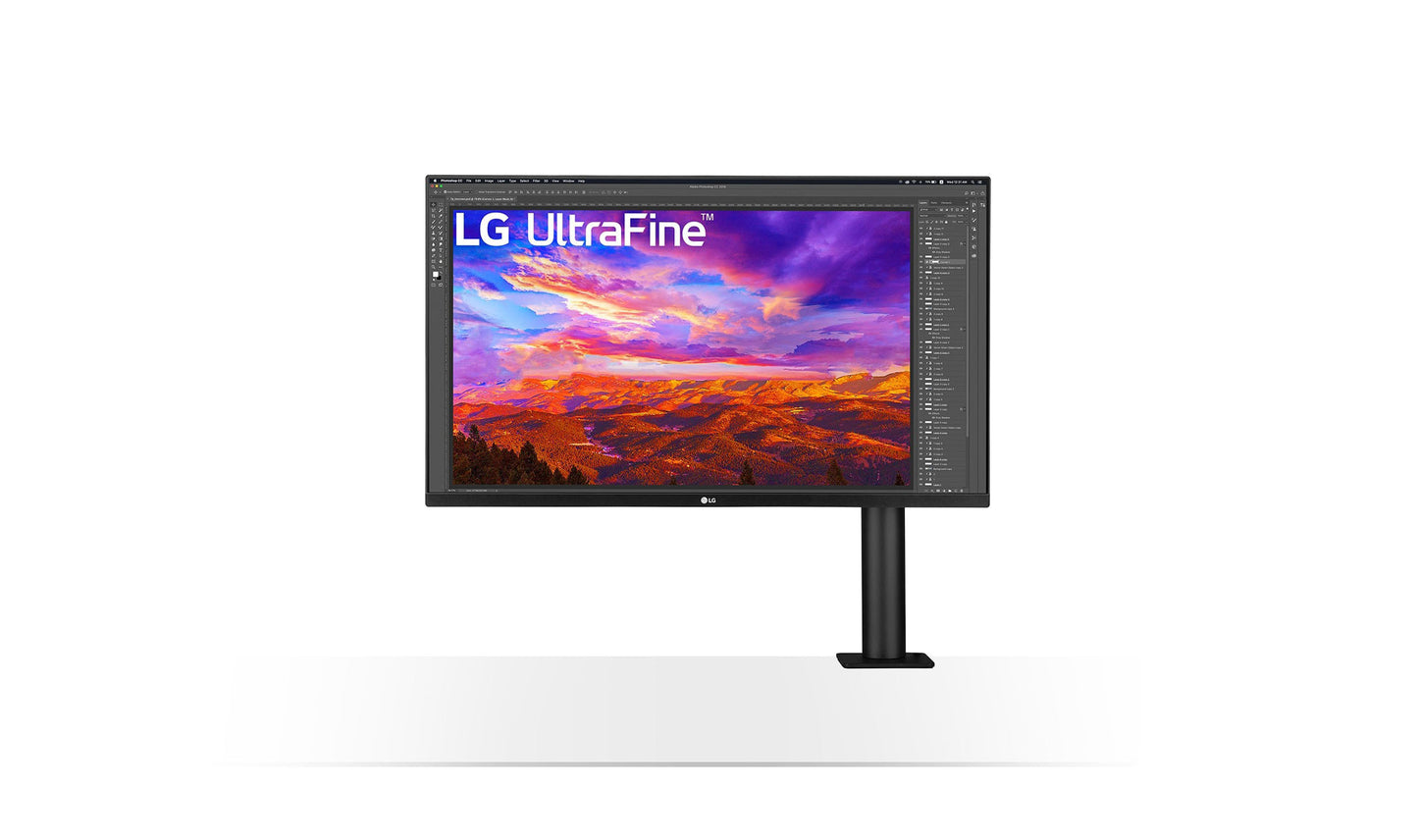 شاشة UltraFine™ UHD 4K Ergo IPS مقاس 31.5 بوصة مزودة بمنفذ USB Type-C™