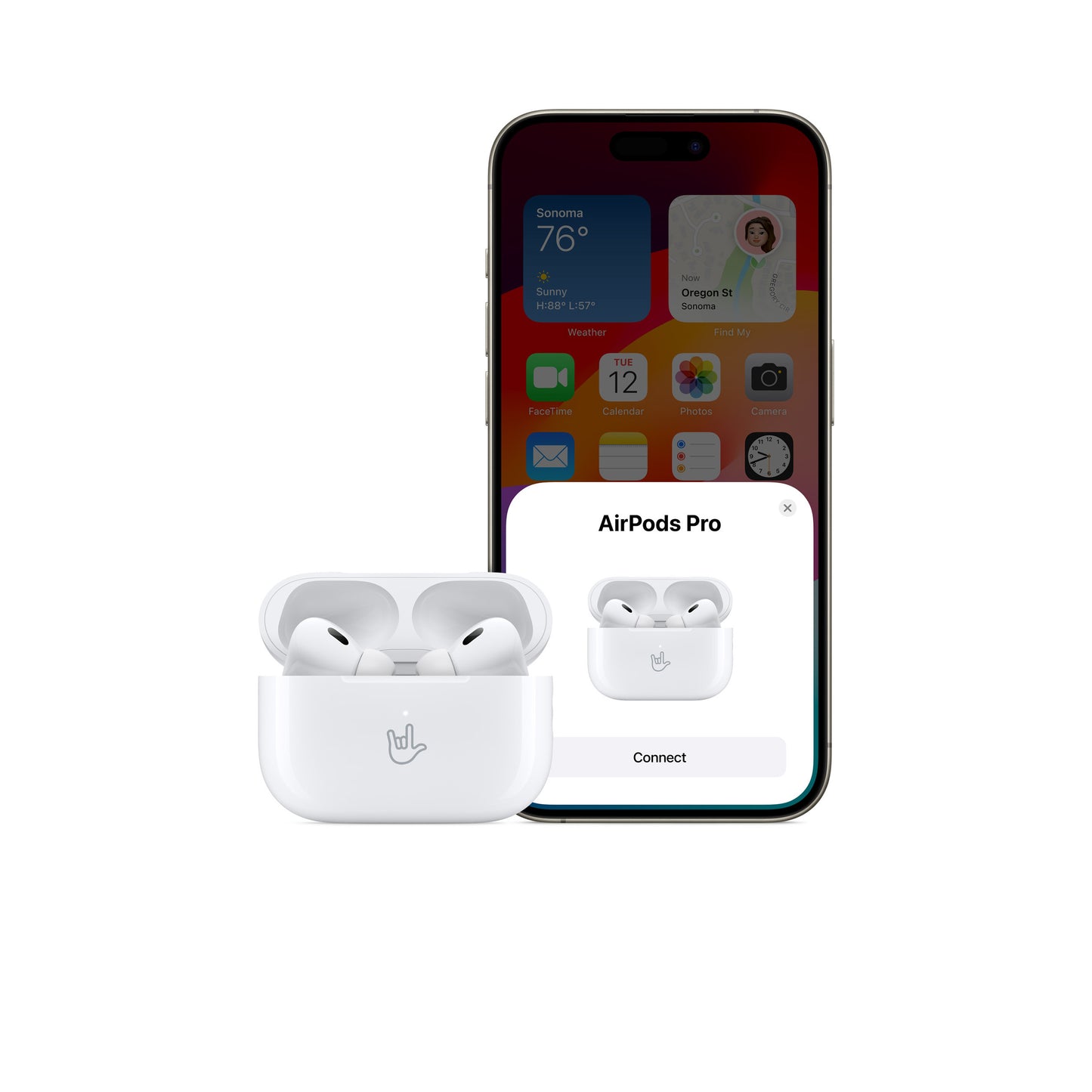 AirPods Pro (الجيل الثاني) مع علبة شحن MagSafe (USB‑C) 