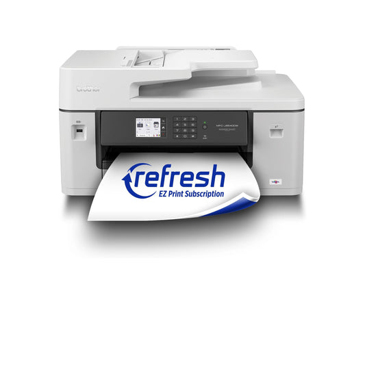 Brother MFC-J6540DW White Business Color Inkjet All-in-One Printer – Print, scan, Copy or fax up to 11”x17 (Ledger) Size Paper