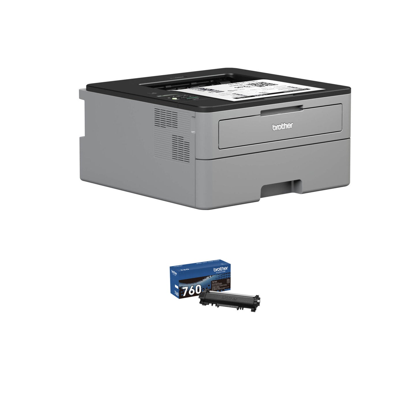 Brother Compact Monochrome Laser Printer, HL-L2350DW, Wireless Printing, Duplex Two-Sided Printing