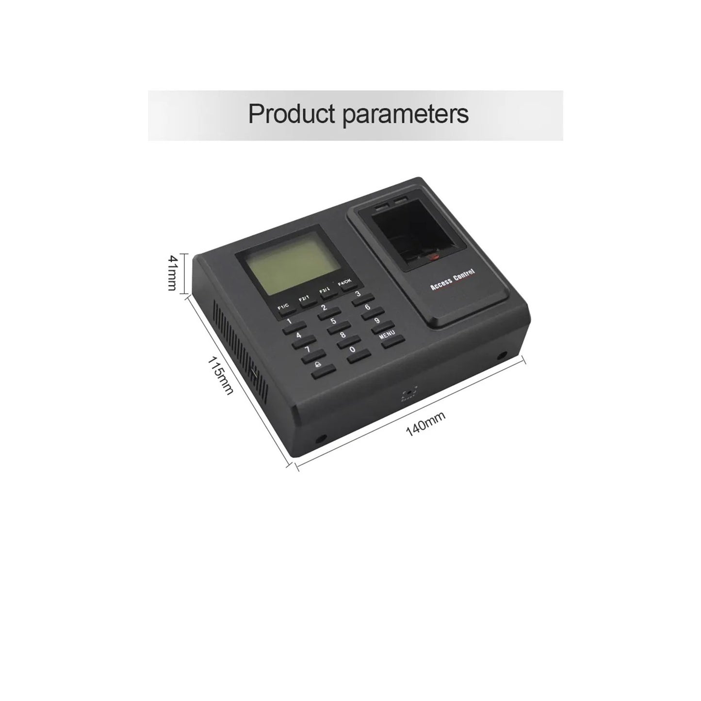 TCP/IP Biometric Fingerprint password and proximity card recognition time attendance