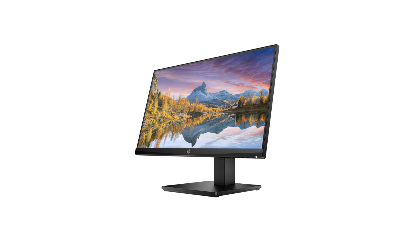 HP P22a G4 FHD Monitor, On-screen controls; Pivot rotation; Low blue light mode; Height adjustable; Brightness buttons, FHD (1920 x 1080).