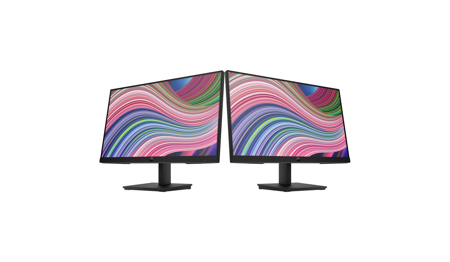 Dual HP P22 G5 FHD Monitor Bundle, On-screen controls; Low blue light mode; Anti-glare, FHD (1920 x 1080).