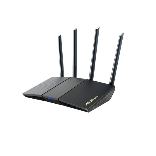 راوتر ASUS RT-AX1800S ثنائي النطاق WiFi 6 قابل للتمديد، أمان شبكة بدون اشتراك، مراقبة أبوية، VPN مدمج، متوافق مع AiMesh، الألعاب والبث، المنزل الذكي 