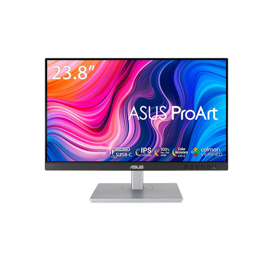 ASUS ProArt Display PA247CV 23.8 inch Monitor – IPS, Full HD (1920 x 1080), 100% sRGB, 100% Rec. 709, Color Accuracy ΔE < 2, Calman Verified, USB-C, Compatible With Laptop & Mac Monitor,BLACK