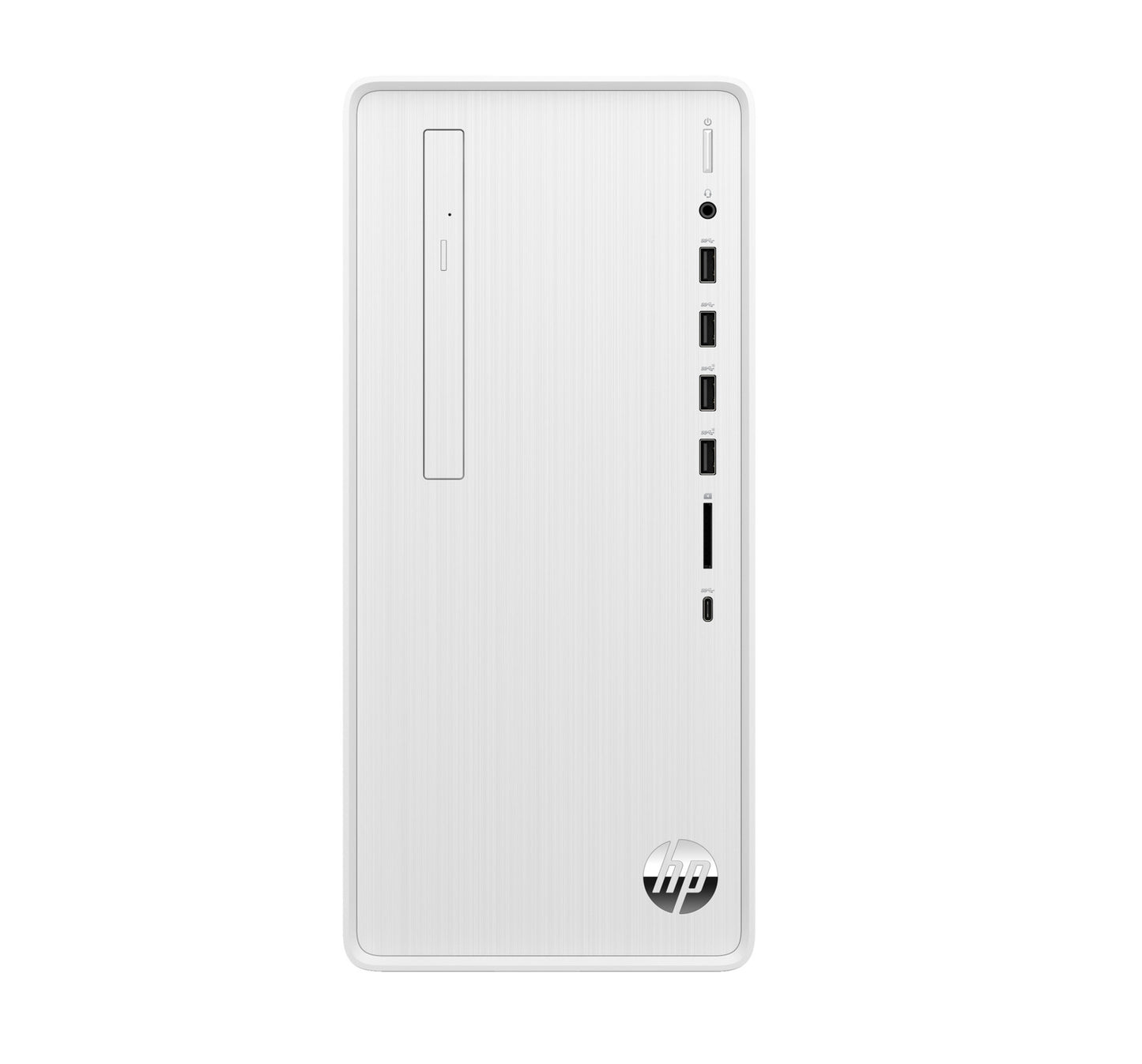 كمبيوتر مكتبي HP Pavilion TP01-3025t، نظام تشغيل Windows 11 Home، معالج Intel® Core™ i5، ذاكرة وصول عشوائي سعتها 8 جيجابايت، محرك أقراص SSD سعة 512 جيجابايت، محرك أقراص ثابتة سعة 1 تيرابايت