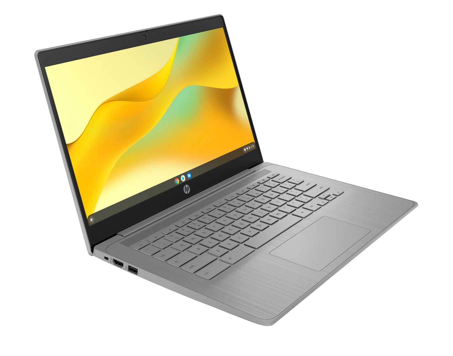 HP Chromebook, 14th Generation, Intel® Celeron, 14" diagonal, 4 GB, 64 GB eMMC.