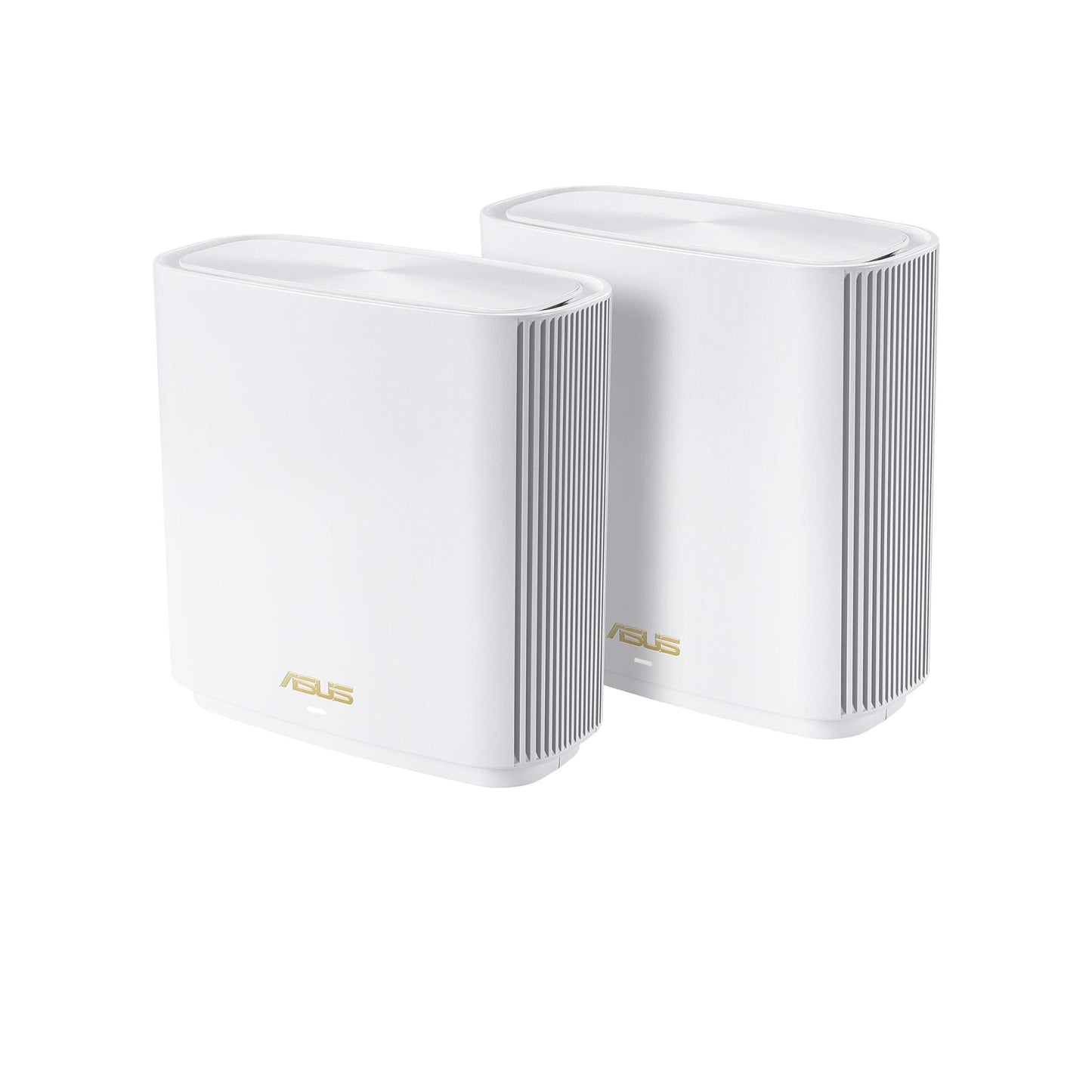 نظام ASUS ZenWiFi AX6600 Tri-Band Mesh WiFi 6 (XT8 2PK) - تغطية منزلية كاملة تصل إلى 5500 قدم مربع وأكثر من 6 غرف، AiMesh، متضمنة أمان الإنترنت مدى الحياة، إعداد سهل، 3 SSID، مراقبة أبوية، أبيض 