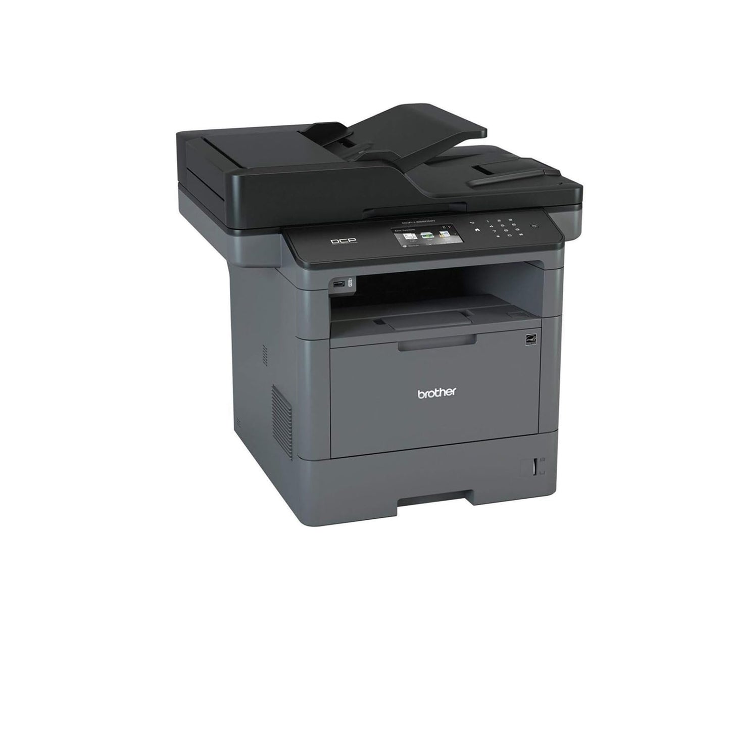 Brother Monochrome Laser Printer, Multifunction Printer and Copier, DCP-L5600DN, Flexible Network Connectivity, Duplex Printing, Mobile Printing, Black, 19.1" x 19.5" x 16.8"