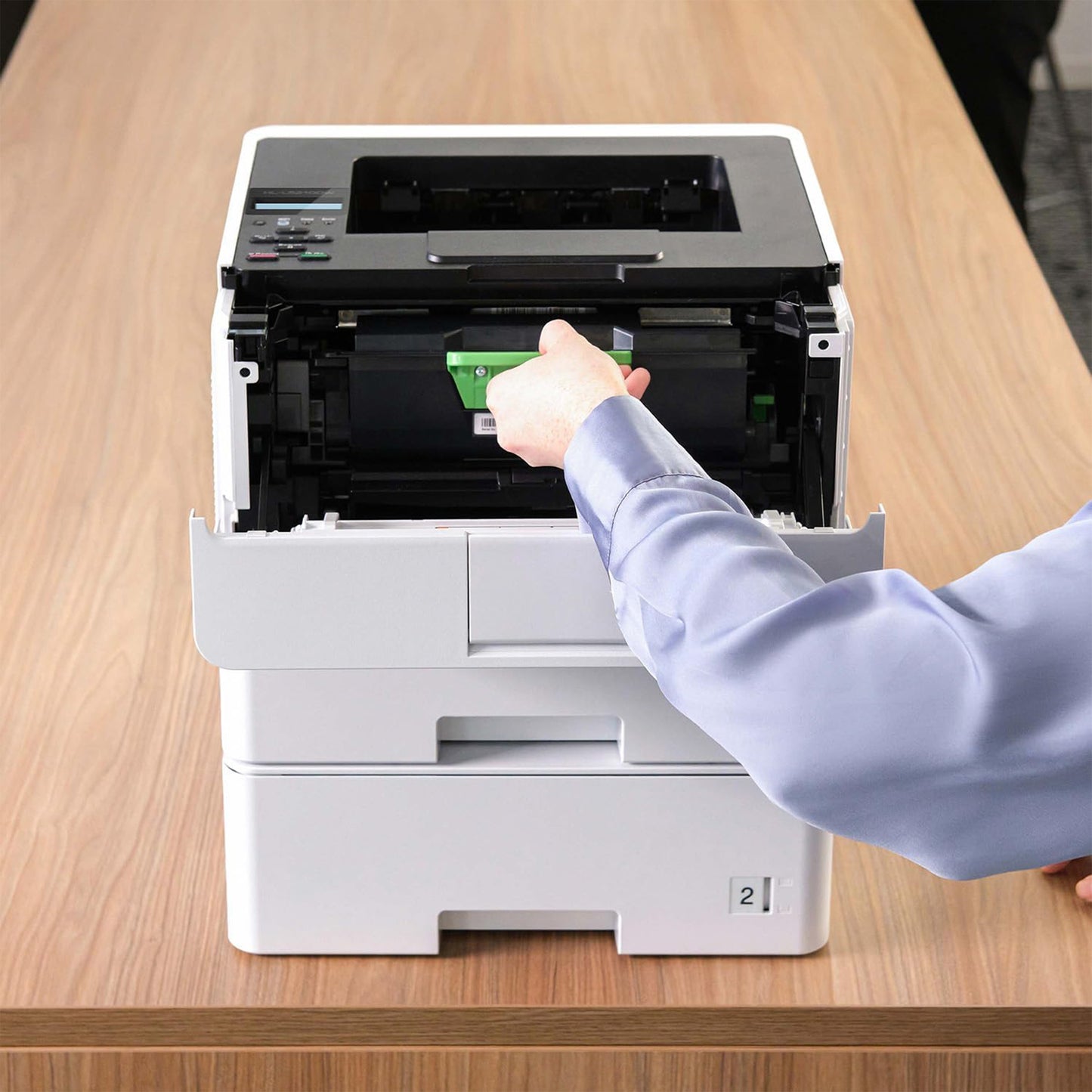 Brother HL-L6210DWT Business Monochrome Laser Printer with Dual Paper Trays, Wireless Networking, and Advanced Security Features