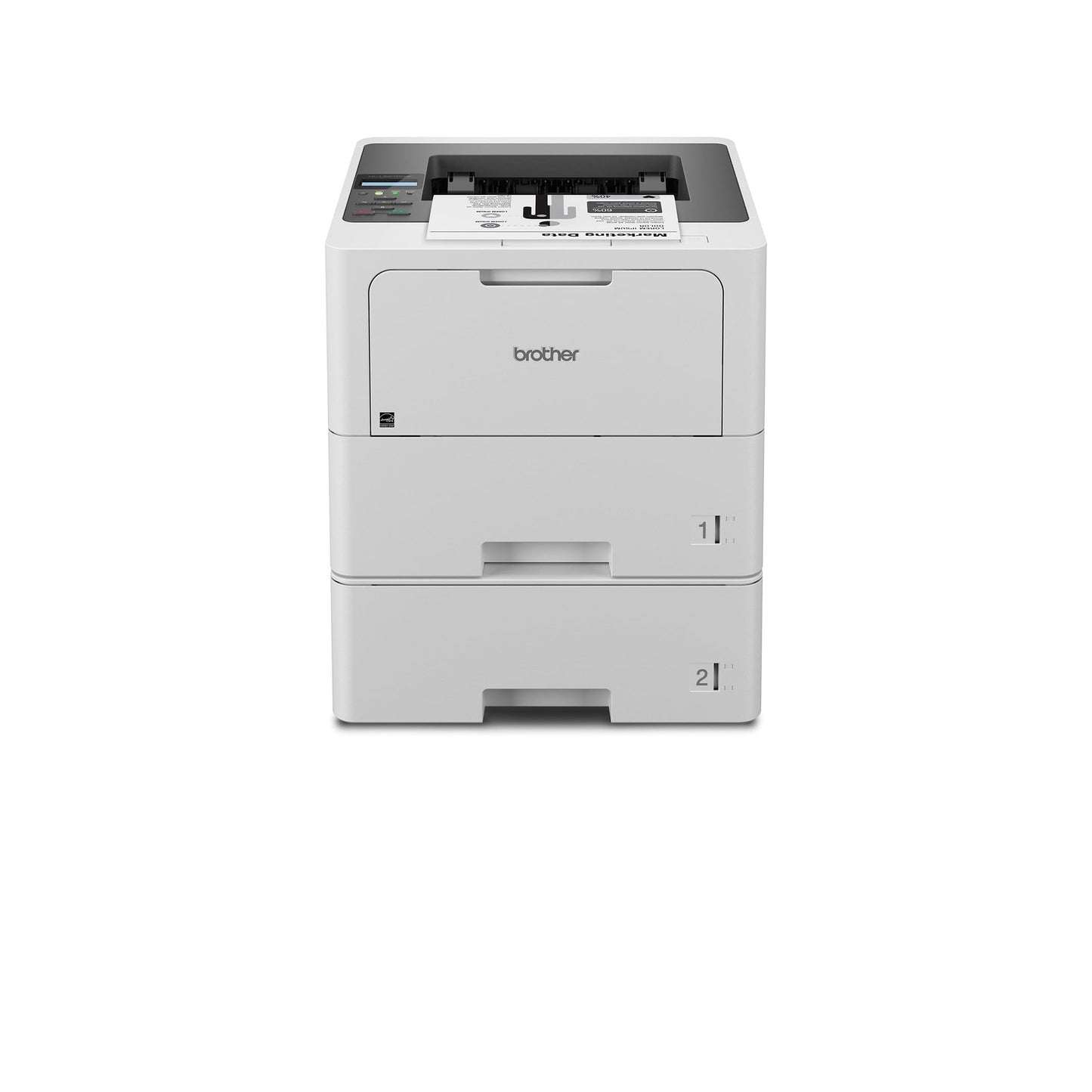 Brother HL-L6210DWT Business Monochrome Laser Printer with Dual Paper Trays, Wireless Networking, and Advanced Security Features