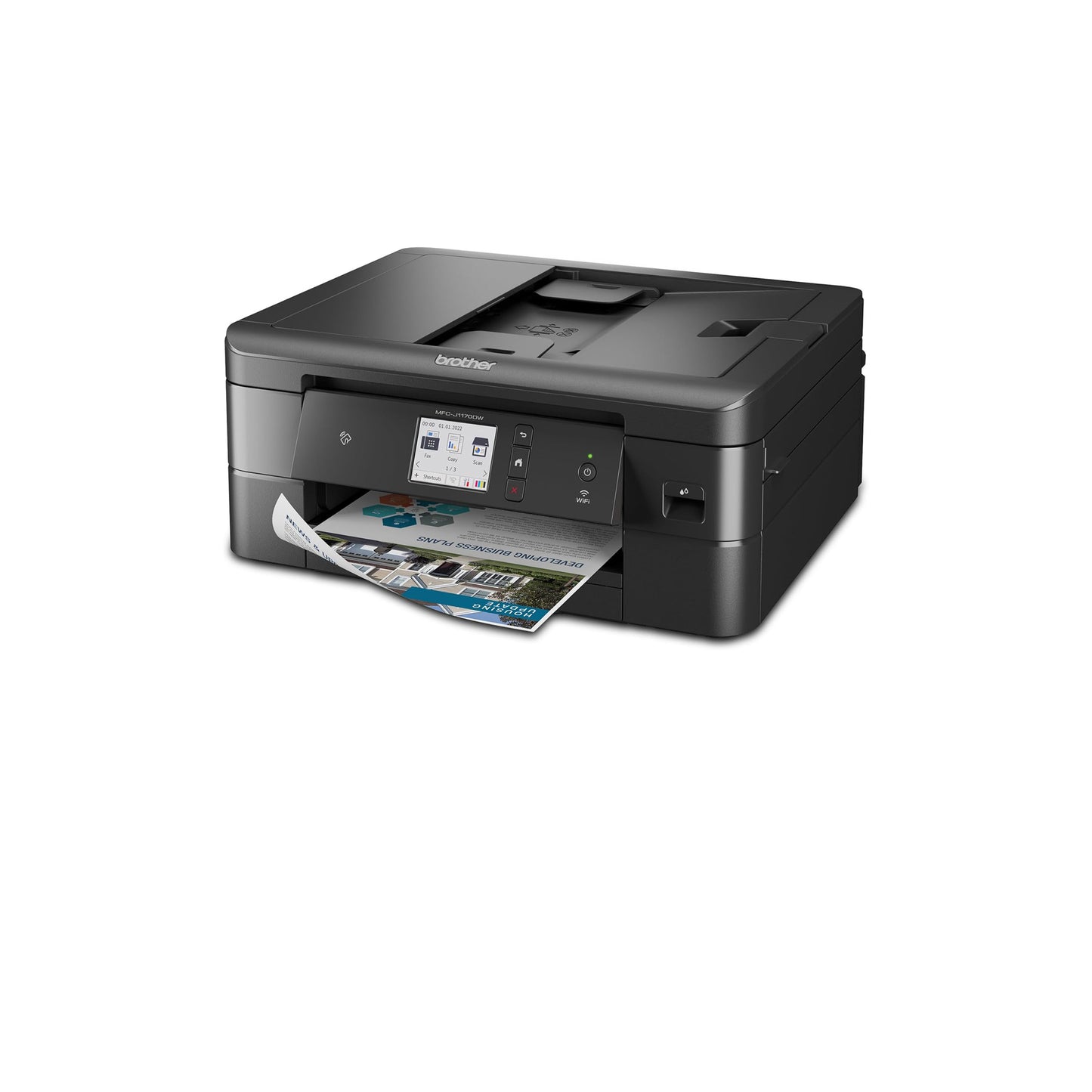 Brother MFC-J1010DW Wireless Color Inkjet All-in-One Printer with Mobile Device and Duplex Printing