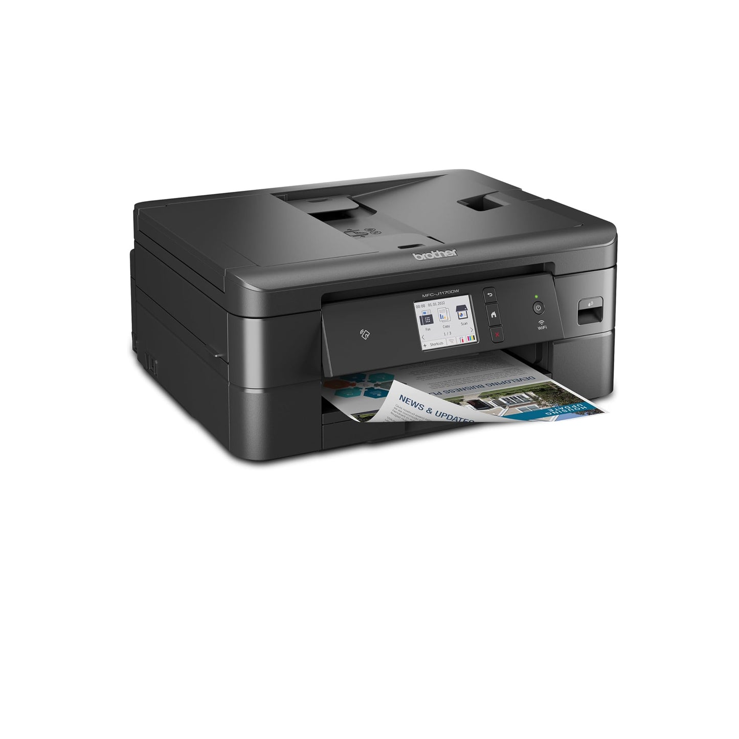 Brother MFC-J1170DW Wireless Color Inkjet All-in-One Printer with Mobile Device Printing, NFC, Cloud Printing & Scanning,