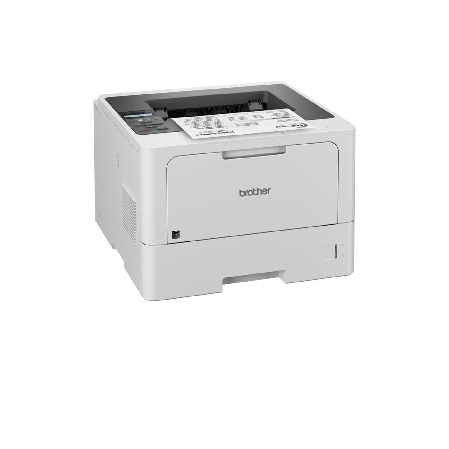 طابعة ليزر Brother HL-L5210DN Business أحادية اللون مع طباعة مزدوجة، ومعالجة ورق متعددة الاستخدامات، وطباعة متنقلة، وشبكة جيجابت إيثرنت 