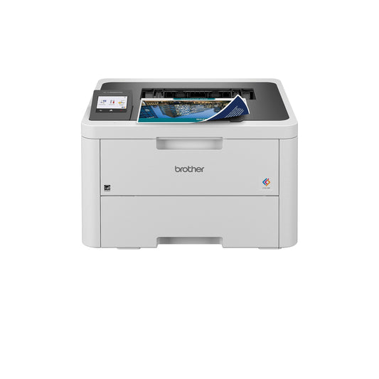 طابعة ألوان رقمية مدمجة لاسلكية من Brother HL-L3220CDW مع مخرجات بجودة الليزر وطباعة على الوجهين والجهاز المحمول 