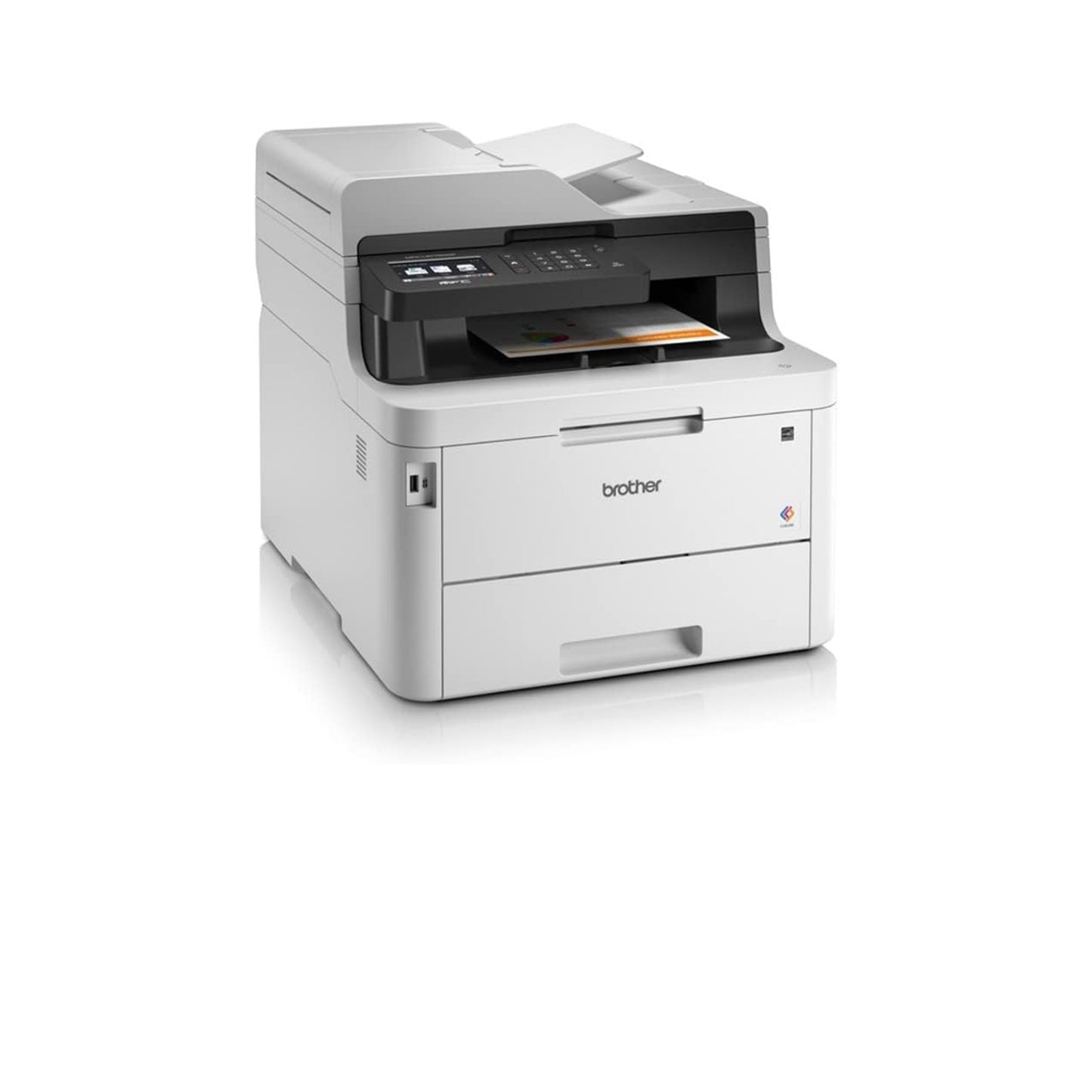 Brother MFC-L3770CDW Compact Wireless Digital Color All-in-One Printer with NFC, 3.7” Color Touchscreen, Automatic Document Feeder, Wireless and Duplex Printing and Scanning