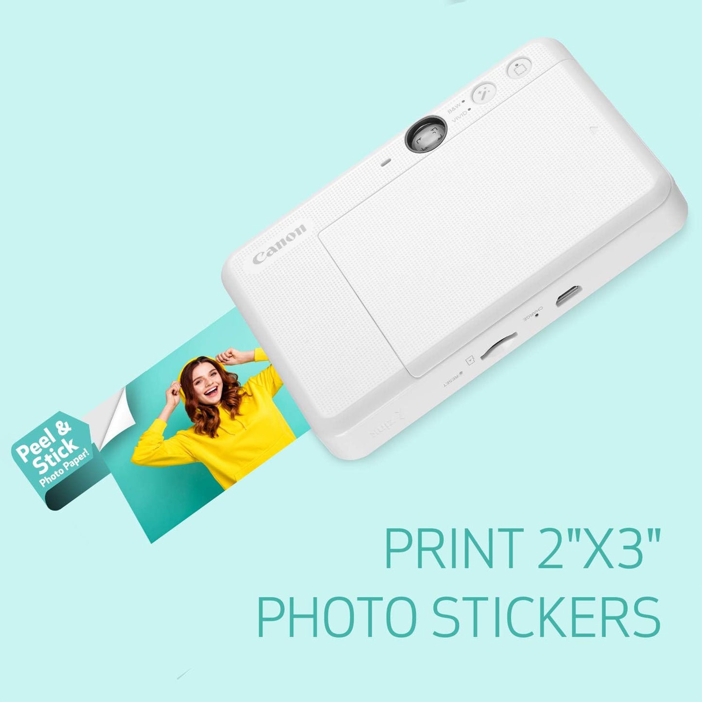 IVY 2 Mini Photo Printer Pure White