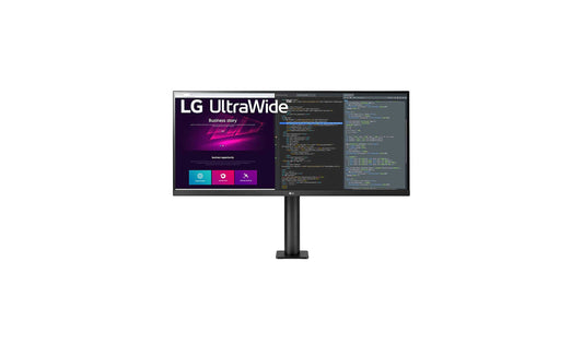 شاشة UltraWide Ergo QHD IPS HDR مقاس 34 بوصة (86.36 سم) مزودة بتقنية FreeSync™