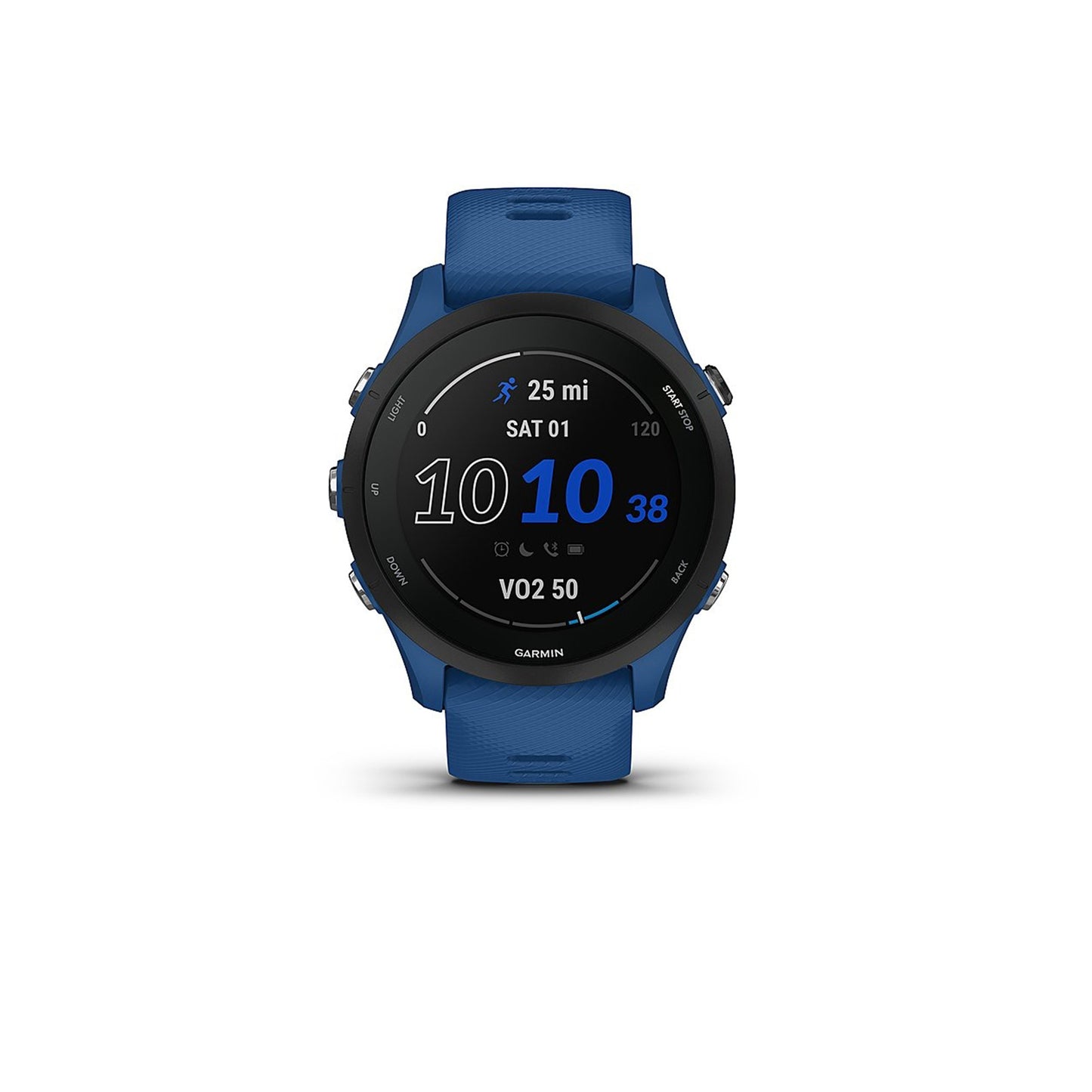 Garmin - Forerunner 255 GPS Smartwatch 46 mm Fiber-reinforced polymer - Tidal Blue